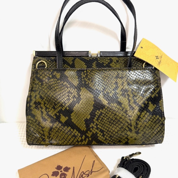 Patricia Nash Camellino  Italian Python Collection, color Olive - Picture 5 of 11